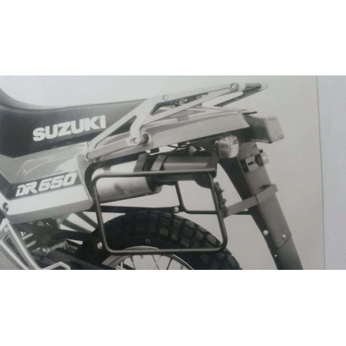 Side case carrier fixed black for Suzuki DR 650 RS (1990-1991)