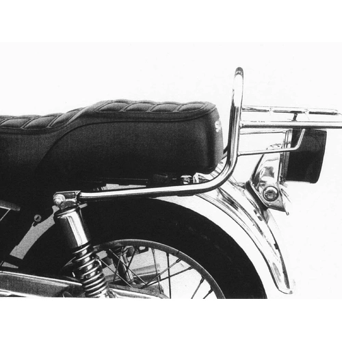 Tubular luggage rack Topcaseträger chrome for Suzuki GN 125 (1991-1996)