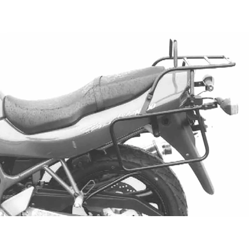 Complete carrier set (side case carrier and tubular luggage rack top case carrier) black for Suzuki GSF 600 S/N Bandit (1995)