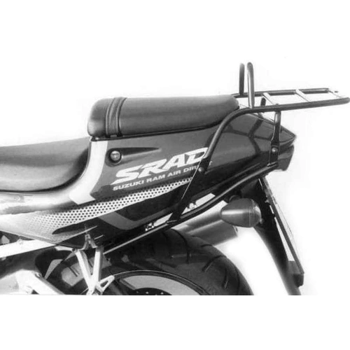 Tubular luggage rack Topcaseträger black for Suzuki GSX-R 750 (1996-1997)