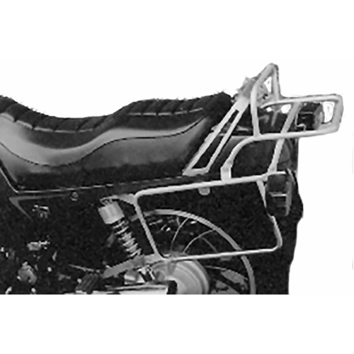 Complete carrier set (side case carrier and tubular luggage rack top case carrier) chrome for Yamaha XJ 750 Seca (1982-1984)