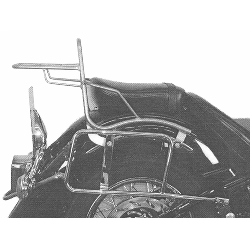 Side case carrier bolted chrome for Yamaha XVS 1100 A Drag Star Classic (2001-2007)