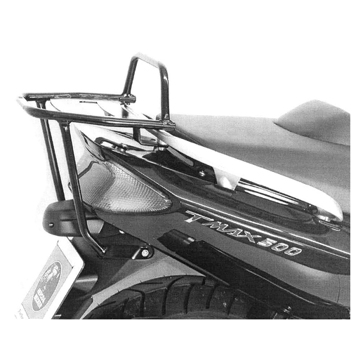 Tubular luggage rack Topcaseträger black for Yamaha TMAX 500 (2005-2007)