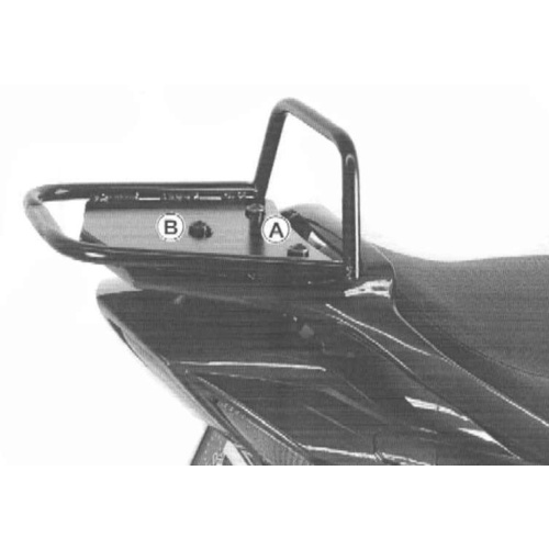 TOPCASE CARRIER TUBE-TYPE BLACK FOR YAMAHA FJR 1300 (2001-2005)