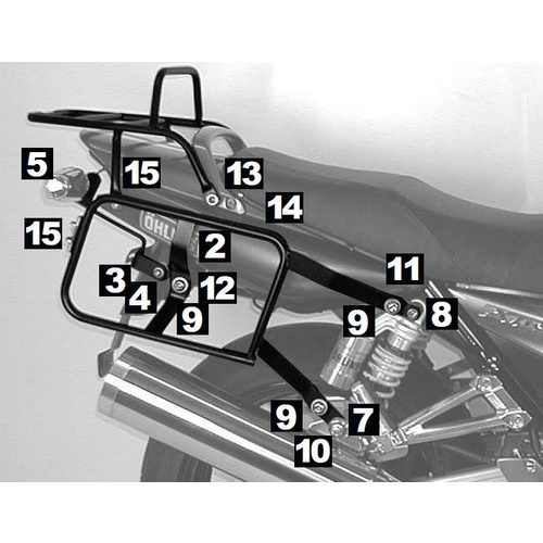 Sidecarrier Lock-it Yamaha XJR 1300 / 2004 - 2006 