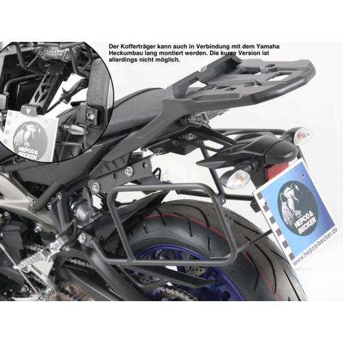 SIDECARRIER PERMANENT MOUNTED ANTHRACITE FOR COMBINATION WITH REARRACK FOR YAMAHA MT-09 (2013-2016)