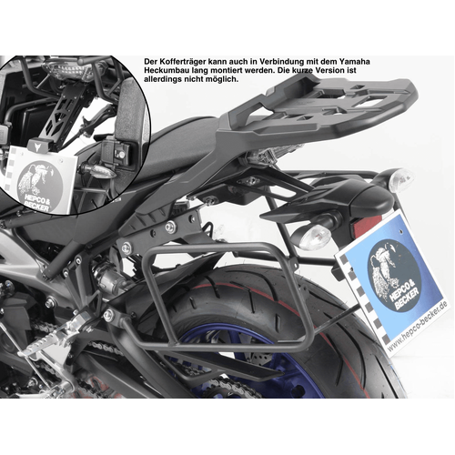 Lock-it side pannier rack for combination with original luggage rack anthracite for Yamaha MT-09 (2013-2016)