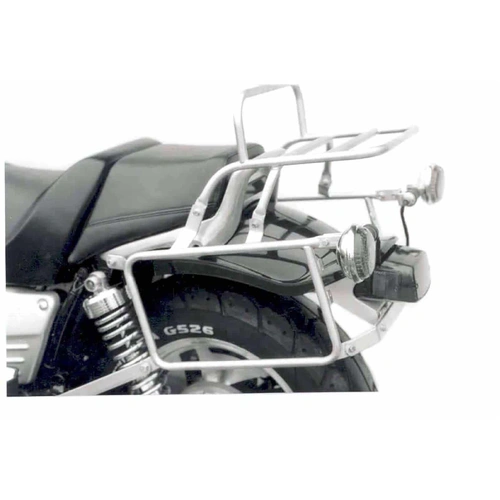 Complete carrier set (side case carrier and tubular luggage rack top case carrier) chrome for Yamaha V Max (1985-2002)