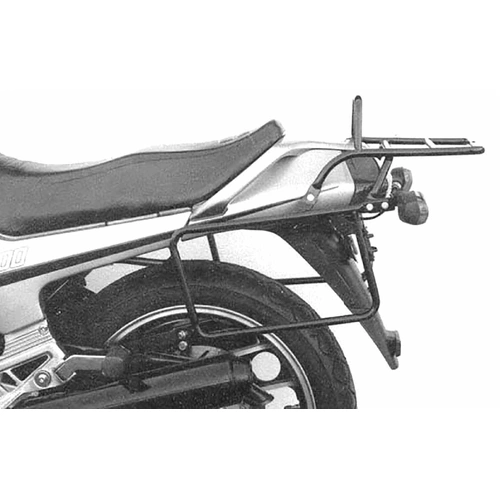 Complete carrier set (side case carrier and tubular luggage rack top case carrier) black for Yamaha FJ 1200 (1988-1990)