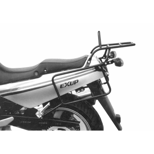 Complete carrier set (side case carrier and tubular luggage rack top case carrier) black for Yamaha FZR 1000 (1989-1990)