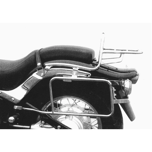 Side case carrier bolted chrome for Yamaha XVS 650 Drag Star (1996-2003)