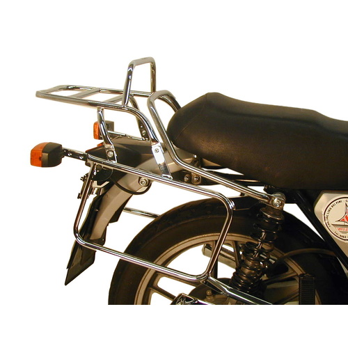 COMPLETE CARRIER SET (SIDE- AND TOPCASE CARRIER) CHROME FOR MOTO GUZZI V 35 I/II (1977-1986)