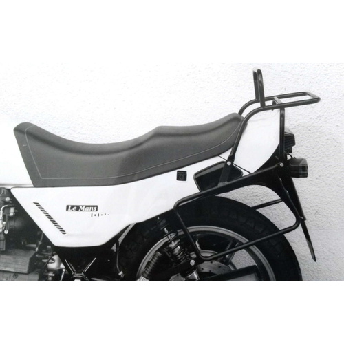 COMPLETE CARRIER SET (SIDE- AND TOPCASE CARRIER) BLACK FOR MOTO GUZZI LE MANS IV/V (1985-1994)