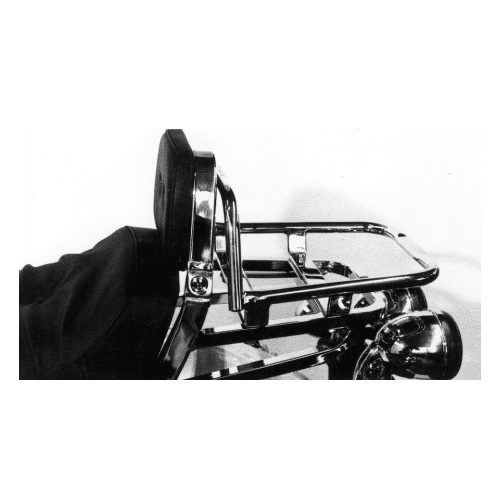 Tubular luggage rack Topcaseträger chrome for Moto Guzzi Nevada 750/Club (1989-1999)