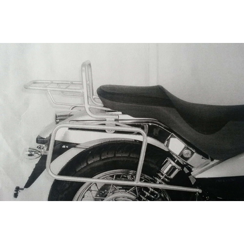 SIDECARRIER PERMANENT MOUNTED CHROME FOR MOTO GUZZI NEVADA CLASSIC V 750 IE (2004-2015)
