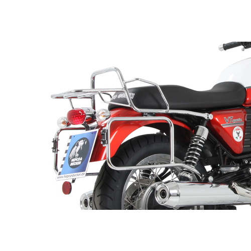 SIDECARRIER PERMANENT MOUNTED CHROME FOR MOTO GUZZI V 7 CLASSIC/SPECIAL (2008-2014)