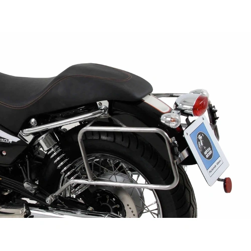 Side case carrier bolted chrome for Moto Guzzi Nevada 750 Anniversario (2010-2011)