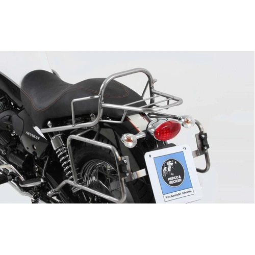 Tubular luggage rack Topcaseträger chrome for Moto Guzzi Nevada 750 Anniversario (2010-2011)
