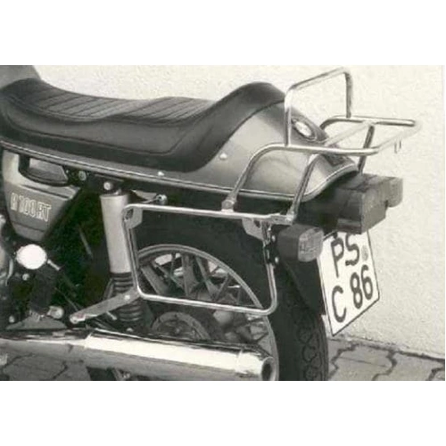 Complete carrier set (side case carrier and tubular luggage rack top case carrier) black for BMW R 80 RT (1981-1985)/R 100 RT (1978-1985)/R 100 RS