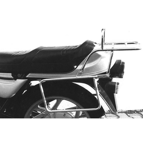 COMPLETE CARRIER SET (SIDE- AND TOPCASE CARRIER) CHROME FOR BMW R 65 (1986-1993)/R 80 RT (1986-1995) (MIDDLE SUSPENSION)/R100RS/RT(1986-1995)