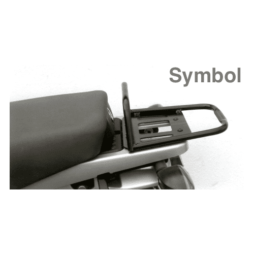 Tubular luggage rack Topcaseträger silver for BMW R 1150 GS (2000-2004)