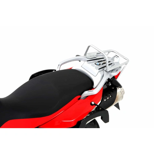 Tubular luggage rack Topcaseträger silver for BMW G 650 GS (2011-2016)/Sertao (2012-2016)