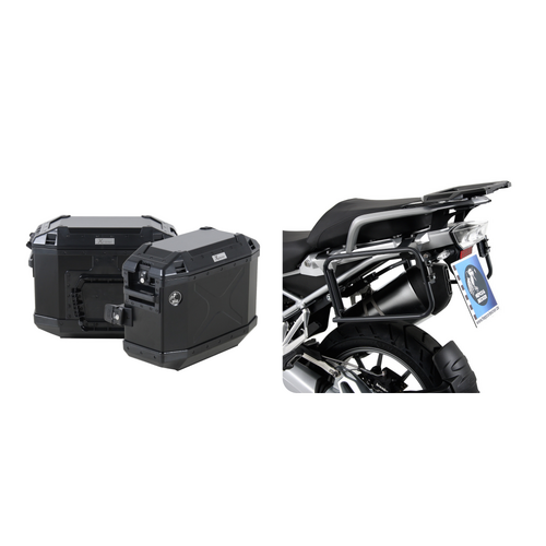 BMW R1200GS 2013 / ADVENTURE 2014 / R1250GS Black Hard Luggage Package Deal 