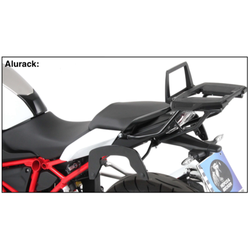 Alurack top case carrier black for BMW R 1200 R (2015-2018)