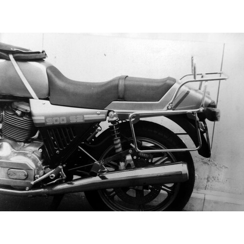 COMPLETE CARRIER SET (SIDE- AND TOPCASE CARRIER) CHROME FOR DUCATI 901 S2 (1982-1984)