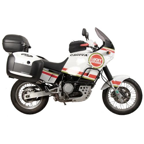 Tubular luggage rack Topcaseträger black for Cagiva Elefant 900 i.e. (1990-1992)