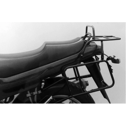Complete carrier set (side case carrier and tubular luggage rack top case carrier) black for MZ Scorpion Tour (1994-2002)