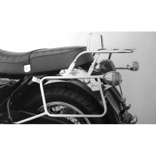 Complete carrier set (side case carrier and tubular luggage rack top case carrier) chrome for Triumph Thunderbird (1995-1998)