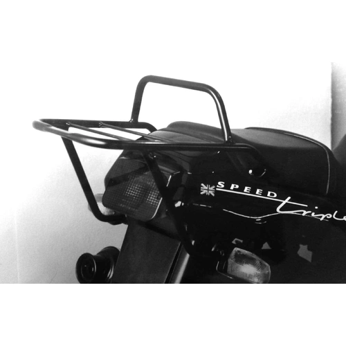 Tubular luggage rack Topcaseträger black for Triumph Speed Triple/Daytona 900 (1993-1996)