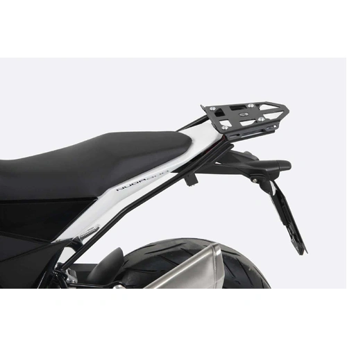 Minirack soft luggage rear carrier black for Husqvarna Nuda 900 (2012-2014)