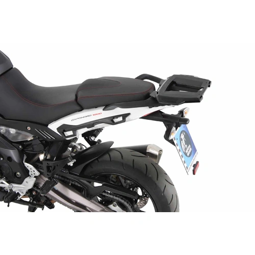 Alurack top case carrier black for Aprilia Caponord 1200 (2013-2016)