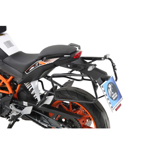 SIDECARRIER PERMANENT MOUNTED BLACK FOR KTM 390 DUKE (2013-2016)