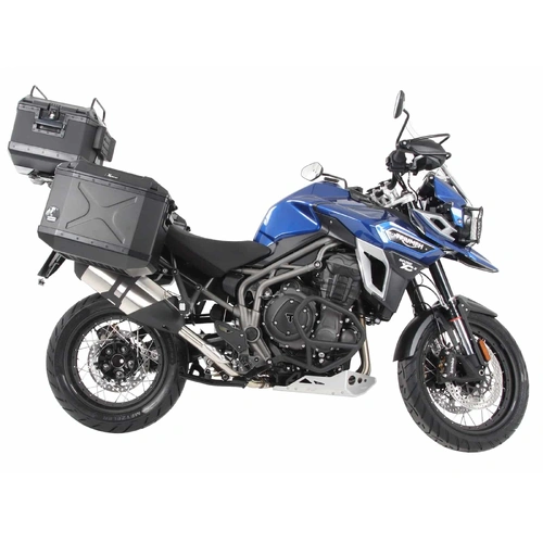 Lock-it black side pannier rack for Triumph Tiger Explorer 1200 (2016-2021)
