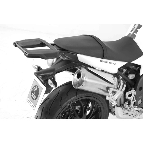ALURACK TOPCASECARRIER BLACK FOR TRIUMPH SPEED TRIPLE 1050 (2008-2010)