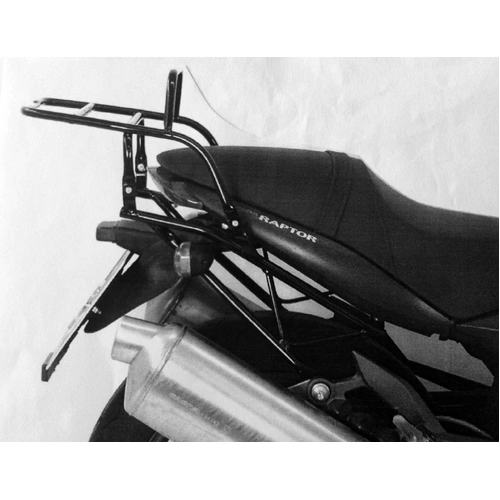 Tubular luggage rack Topcaseträger black for Cagiva Raptor 650 (2000-2007)/Raptor 1000 (2000-2005)