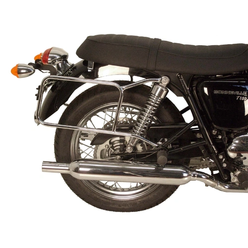 Side case carrier bolted chrome for Triumph Bonneville/T 100 (2002-2016)