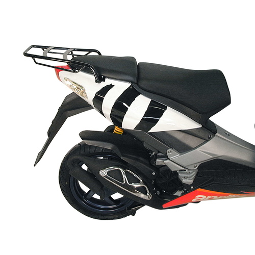 TUBE REAR RACK BLACK FOR APRILIA SR 50. WWW (1997-2004)
