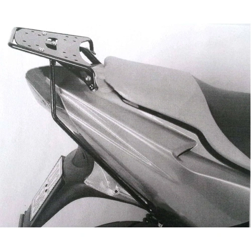 Tubular luggage rack black for Peugeot Speed Fight 2 50 AC (1997-2009)/100 X-Race (1997-)