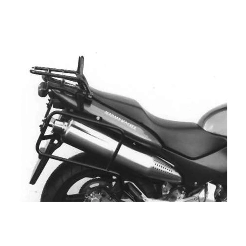 Complete carrier set (side case carrier and tubular luggage rack top case carrier) black for Honda CB 600 F Hornet/S (1998-2002)