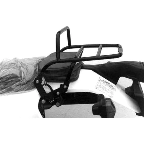 Tubular luggage rack Topcaseträger black for Honda XLR 125 (1998-1999)