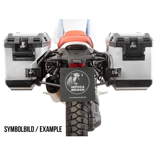 SIDECARRIER CUTOUT INCL. XPLORER SIDEBOXES BLACK FOR BMW R 12 G/S (2025-)