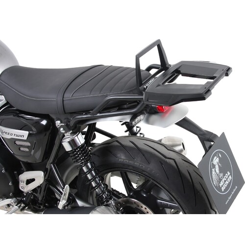 Alurack topcasecarrier - black for Triumph Speed Twin (2019-)