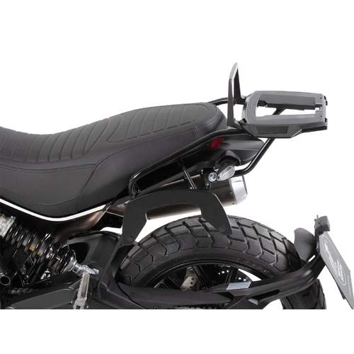Alurack top case carrier black for Ducati Scrambler 1100 Dark Pro/Pro/Sport Pro (2021-2024)