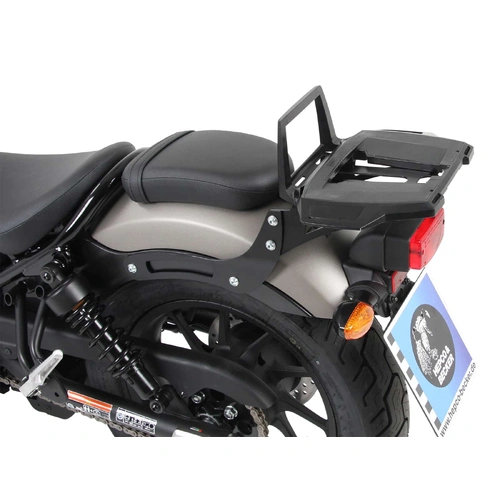 Alurack top case carrier black for Honda CMX 500 Rebel (2017-)