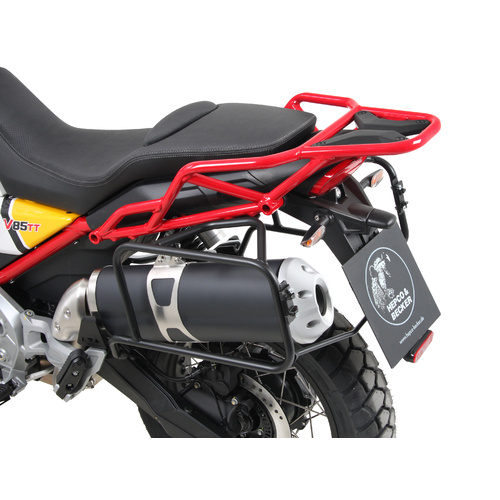 Sidecarrier permanent mounted - black for Moto Guzzi V85 TT (2019-)
