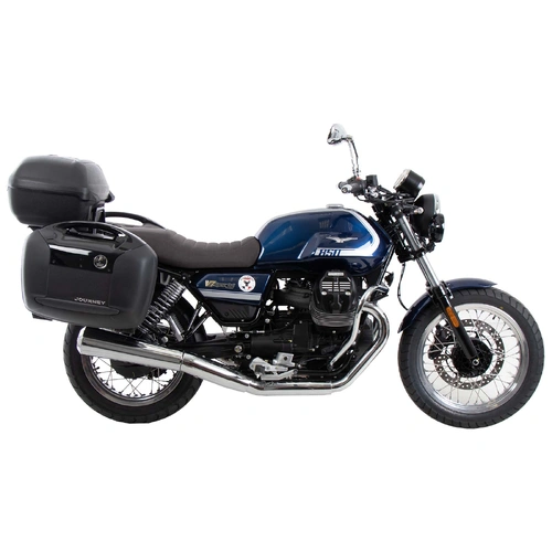 Side case carrier fixed black for Moto Guzzi V7 Special/Stone/Centenario (850 ccm) (2021-2024)